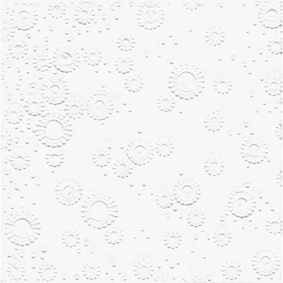 Paper+Design Tissue Szalvéta, dombornyomott, fehér színű, 33 x 33 cm, 3-rétegű
