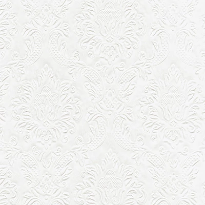 Paper+Design Tissue Szalvéta, dombornyomott, fehér, 33 x 33 cm, 3-rétegű
