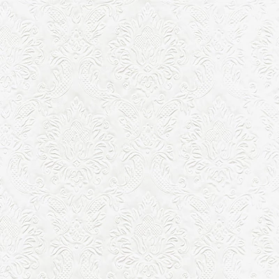 Paper+Design Tissue Szalvéta, dombornyomott, fehér, 40 x 40 cm, 3-rétegű