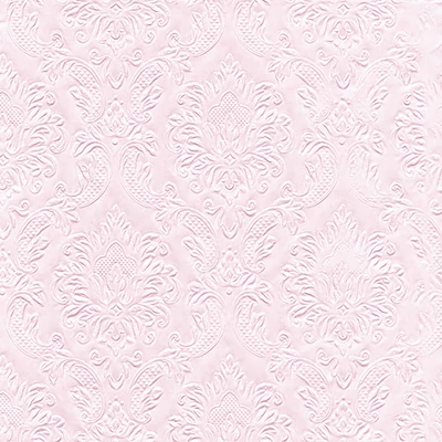 Paper+Design Tissue Szalvéta, dombornyomott, rózsaszín, 40 x 40 cm, 3-rétegű