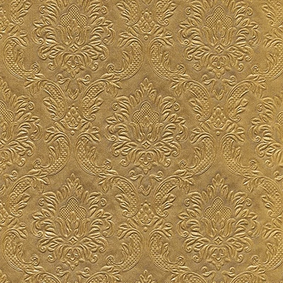 Paper+Design Tissue Szalvéta, dombornyomott, arany, 40 x 40 cm, 3-rétegű