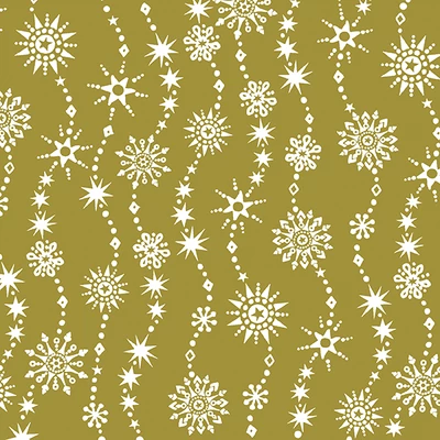 Paper+Design® Tissue karácsonyi, arany mintás Szalvéta, 33 x 33 cm, 3-rétegű
