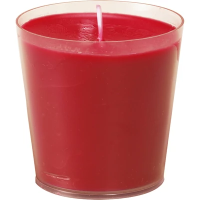 Duni gyertya utántöltő piros, 65 x 65 mm