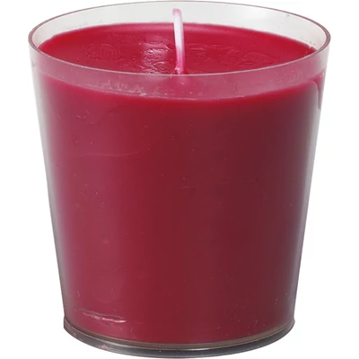 Duni gyertya utántöltő bordó, 65 x 65 mm