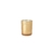 Duni üveg gyertyatartó, arany-homok színű, 100 x Ø 80 mm méretű