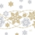 Tissue Szalvéta, karácsonyi, hópehely mintás, 24 x 24 cm, 3-rétegű