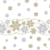Dunisoft® textil hatású Szalvéta, karácsonyi, hópehely mintás, 40 x 40 cm