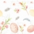BIO Tissue Szalvéta, húsvéti tojás mintás, 24 x 24 cm, 3-étegű