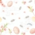 BIO Tissue Szalvéta, húsvéti tojás mintás, 33 x 33 cm, 3-étegű