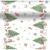 Dunicel® textil hatású papír Asztali futó, 3in1, karácsonyfa mintás, 0,40 x 4,8 m, nem vízálló