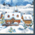 Dunisoft® Szalvéta textil hatású, karácsonyi mintás, 40 X 40 cm