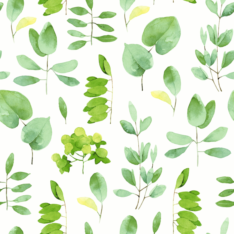 Paper+Design Tissue Szalvéta, Zöld levelek mintázatú, 24 x 24 cm, 3-rétegű