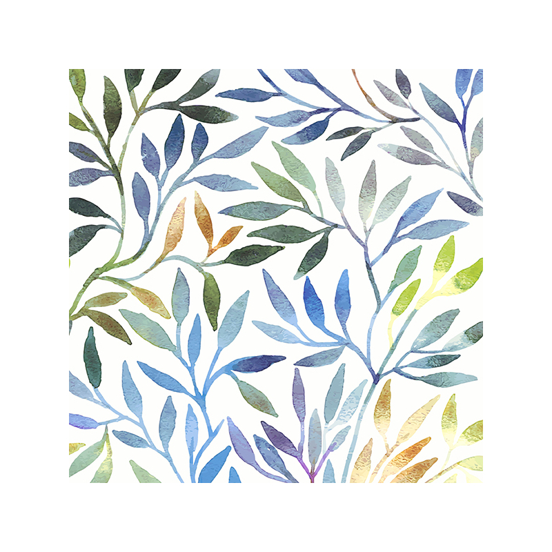 Paper+Design® Tissue fűzfa levél mintás Szalvéta, 24 x 24 cm, 3-rétegű