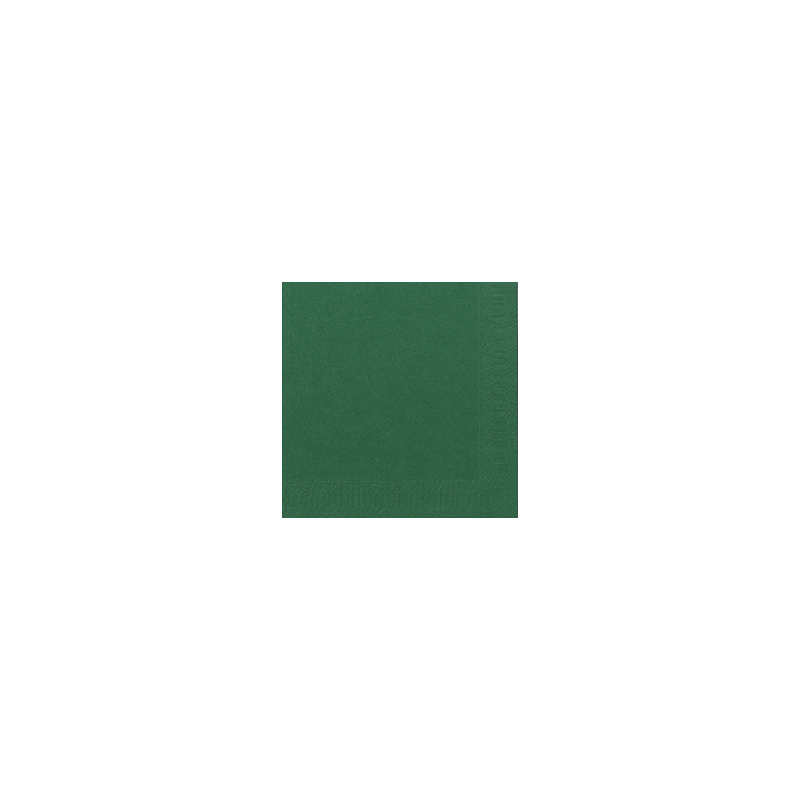 Bio Tissue Szalvéta, sötétzöld, 24 x 24 cm, 3-rétegű