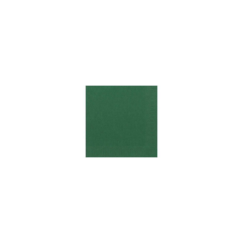 Bio Tissue Szalvéta, sötétzöld, 33 x 33 cm, 3-rétegű