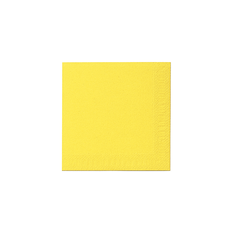 Bio Szalvéta Tissue, sárga, 40 x 40 cm, 3-rétegű