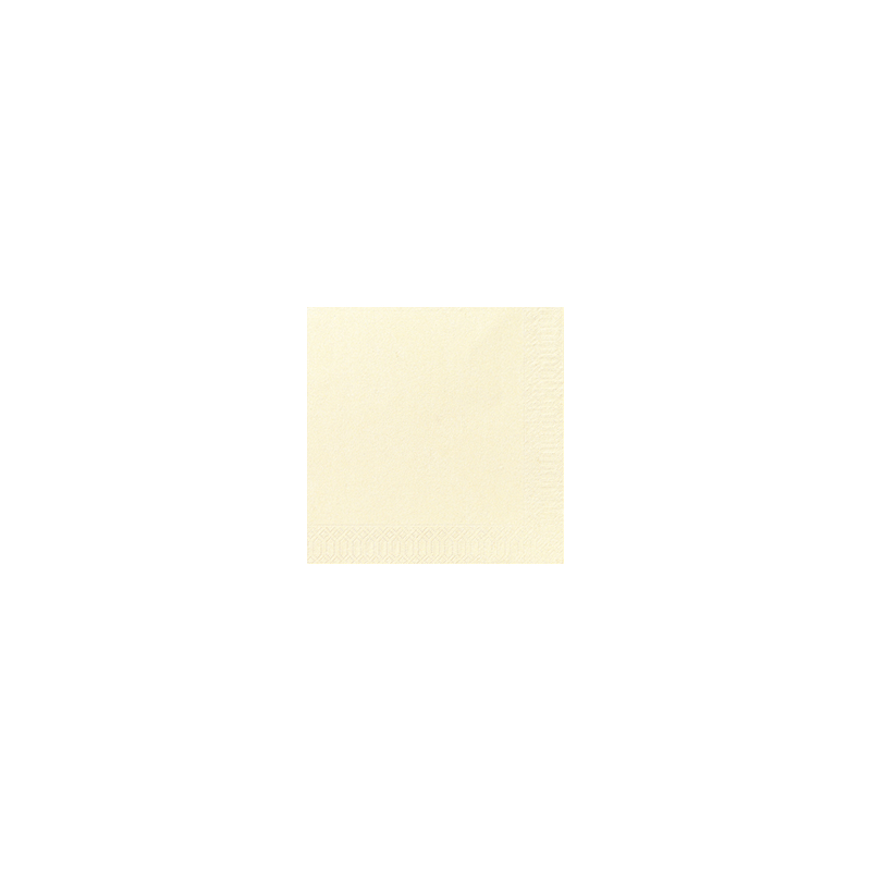 Bio Tissue Szalvéta, krém, 24 x 24 cm, 3-rétegű