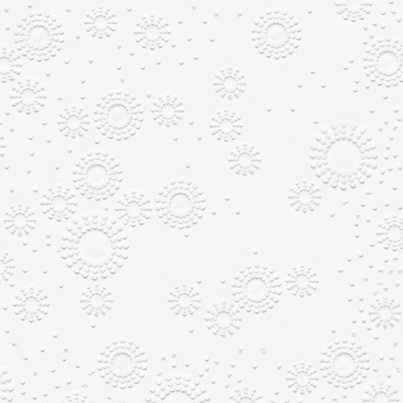 Paper+Design Tissue Szalvéta, dombornyomott, fehér színű, 24 x 24 cm, 3-rétegű