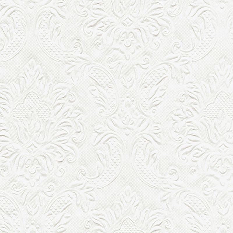 Paper+Design Tissue Szalvéta, dombornyomott, fehér, 24 x 24 cm, 3-rétegű