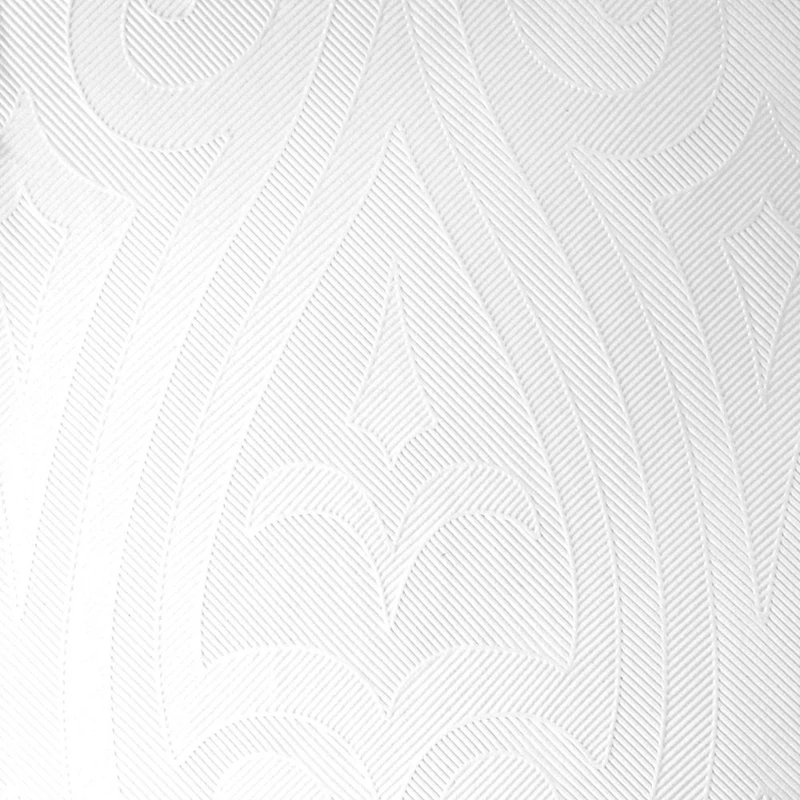 Duni Elegance® Lily damaszt hatású Szalvéta, dombornyomott, fehér, 48 x 48 cm