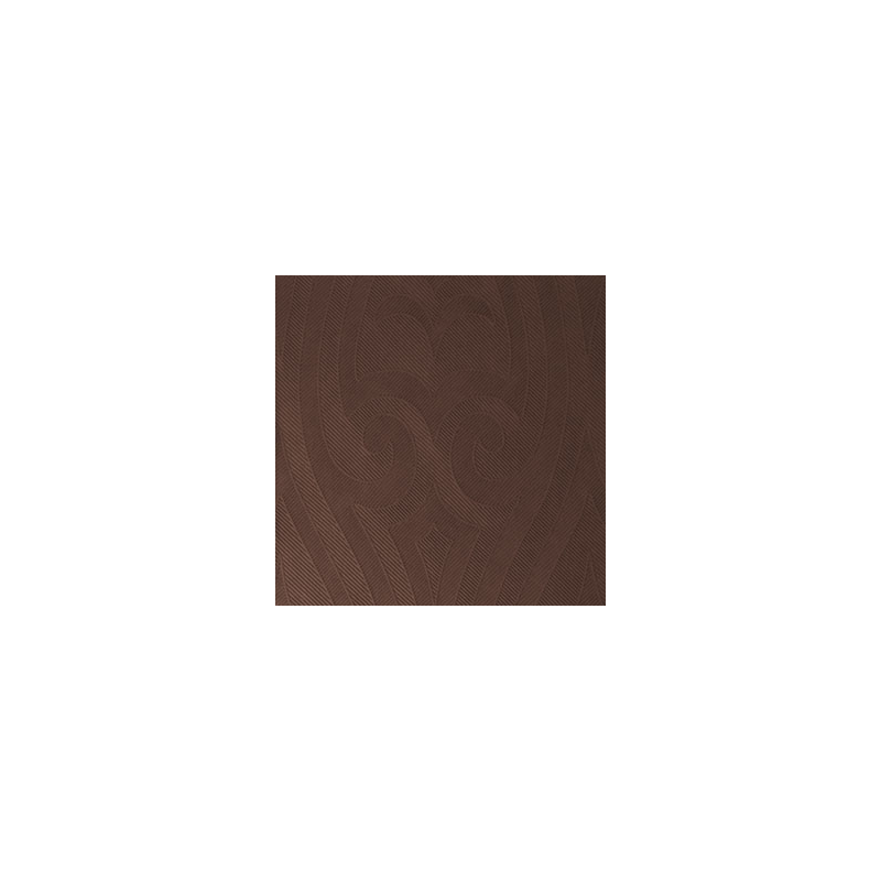 Duni Elegance® Lily damaszt hatású Szalvéta, 40 x 40 cm, gesztenyebarna színű