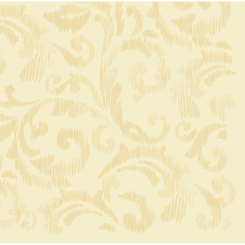 Dunilin® textil hatású mintás Szalvéta, 40 x 40 cm, krém színű