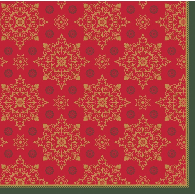 Dunisoft® textil hatású Szalvéta, karácsonyi mintás, 40 x 40 cm