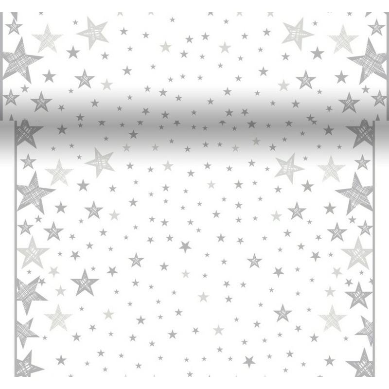 Dunicel® 3in1 Asztali futó, karácsonyi csillag mintás, 0,4 x 4,8 m