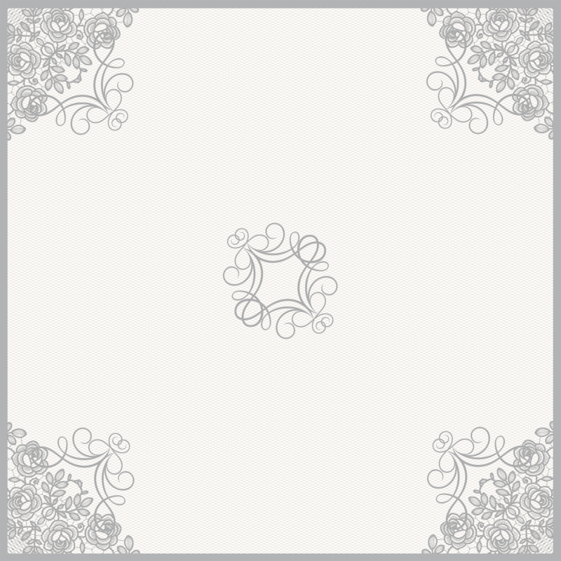 Dunicel ® Asztalközép mintás, 84 x 84 cm