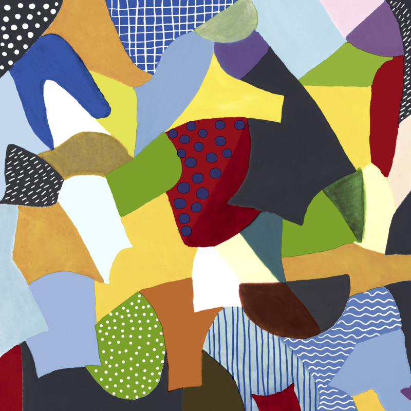 Paper+Design Tissue Szalvéta, Absztrakt mintás, 33 x 33 cm, 3-rétegű