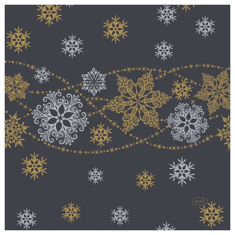 Tissue Szalvéta, karácsonyi, hópehely mintás, 33 x 33 cm, 3-rétegű