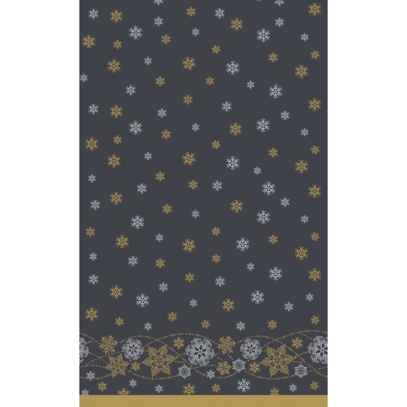 Dunicel® Asztalterítő karácsonyi, hópehely mintás, 138 x 220 cm