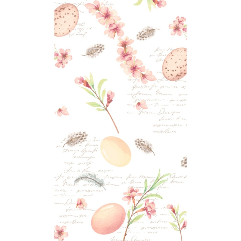 BIO Tissue Szalvéta, húsvéti tojás mintás, 33 x 40 cm, 3-étegű