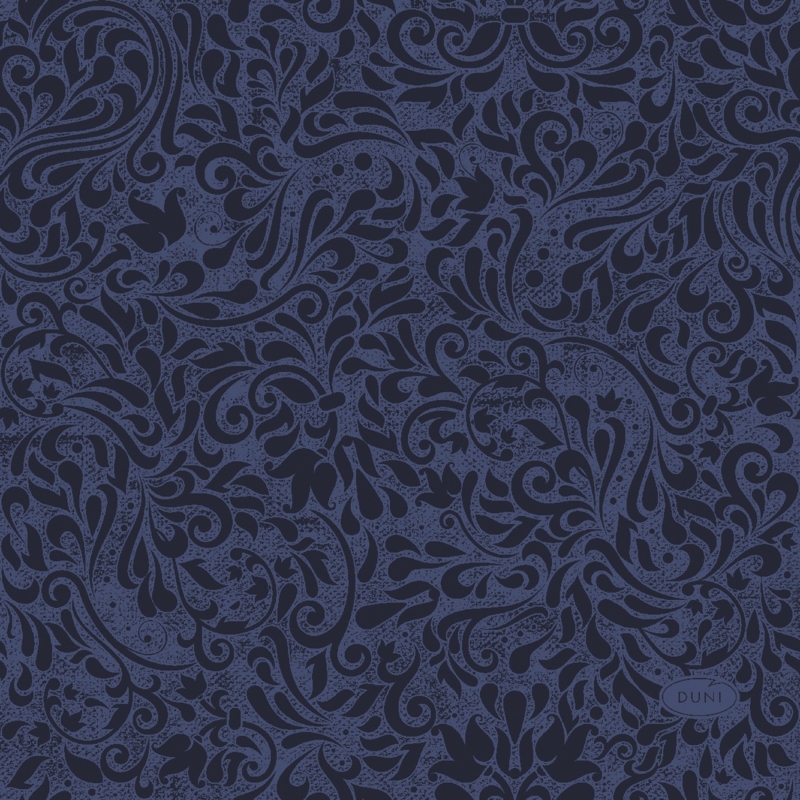 Tissue Szalvéta, sötétkék mintás, 24 x 24 cm, 3-étegű