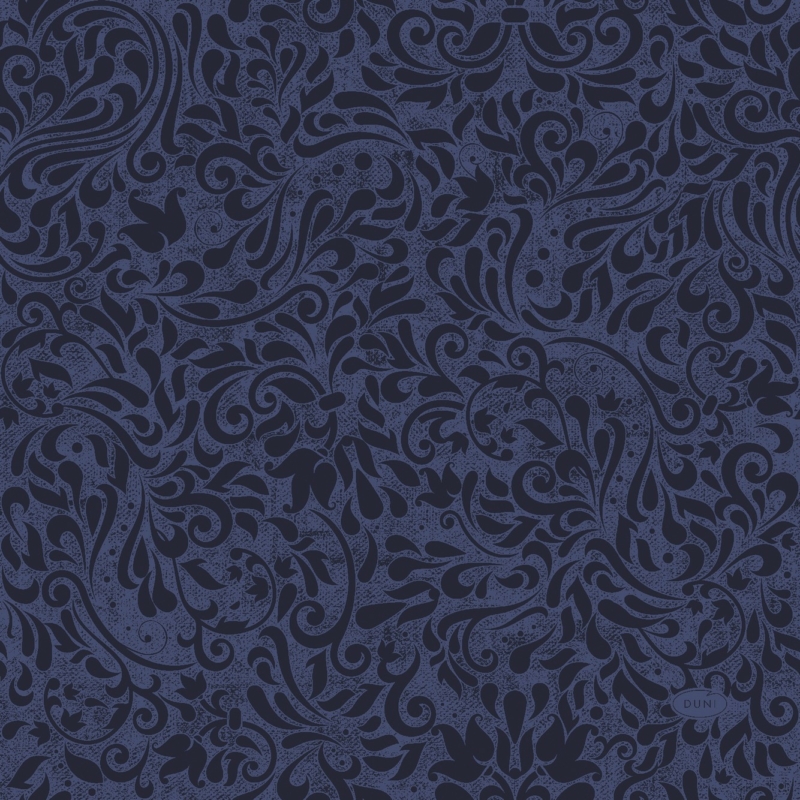 Tissue Szalvéta, sötétkék mintás, 33 x 33 cm, 3-étegű