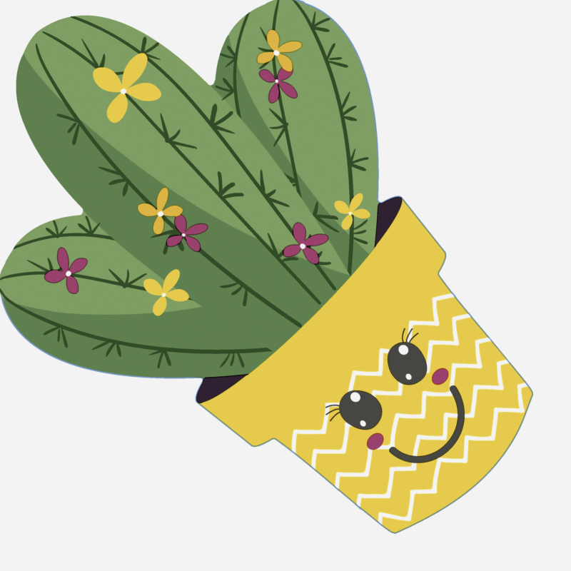 Paper+Design 3D Szalvéta, kaktusz forma mintás, 33 x 33 cm, 1-rétegű