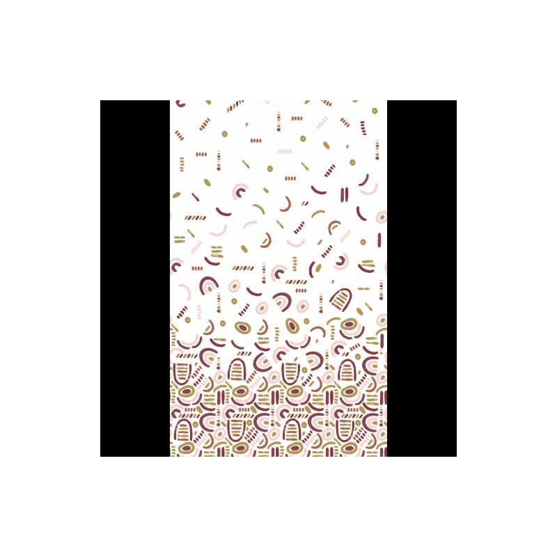 Dunicel® textil hatású Asztalterítő, modern mintás, 138 x 220 cm, nem vízálló