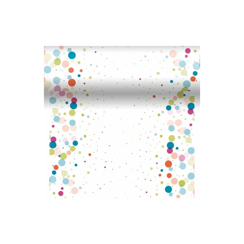 Dunicel® Asztali futó, 3in1 színes buborék mintás, 0,40 x 4,8 m, nem vízálló