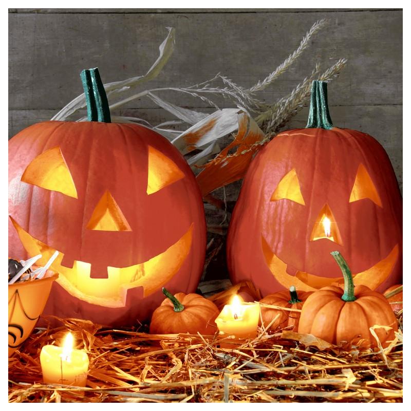 Paper+Design Tissue Szalvéta, halloween tök mintás, 33 x 33 cm, 3-rétegű