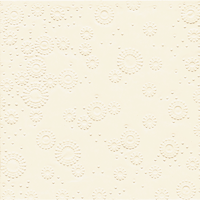 Paper+Design Tissue Szalvéta, dombornyomott, krém színű, 33 x 33 cm, 3-rétegű