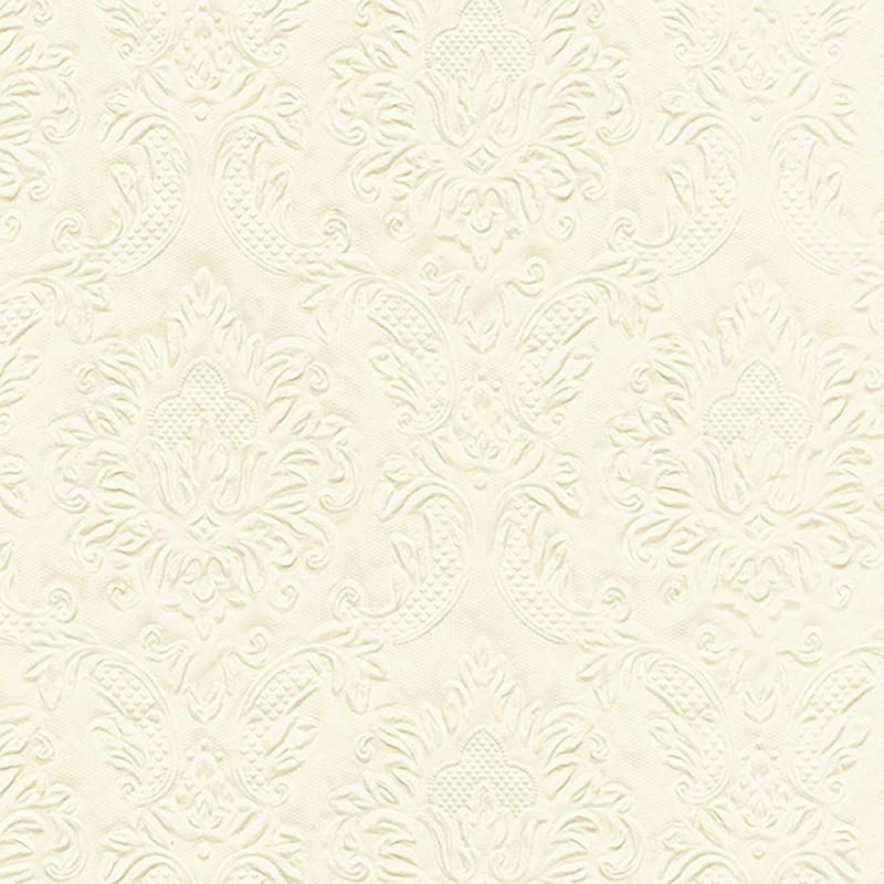 Paper+Design Tissue Szalvéta, dombornyomott, krém, 33 x 33 cm, 3-rétegű