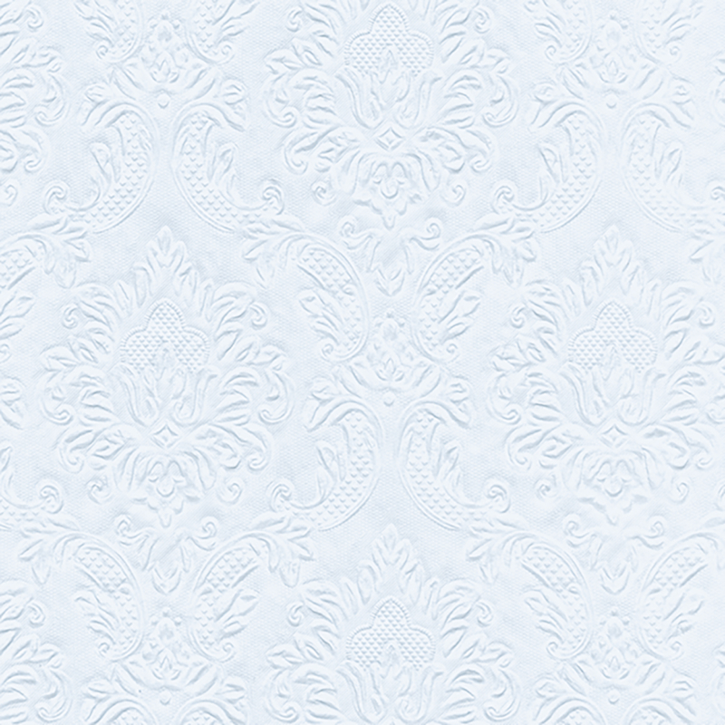 Paper+Design Tissue Szalvéta, dombornyomott, világoskék színű, 33 x 33 cm, 3-rétegű