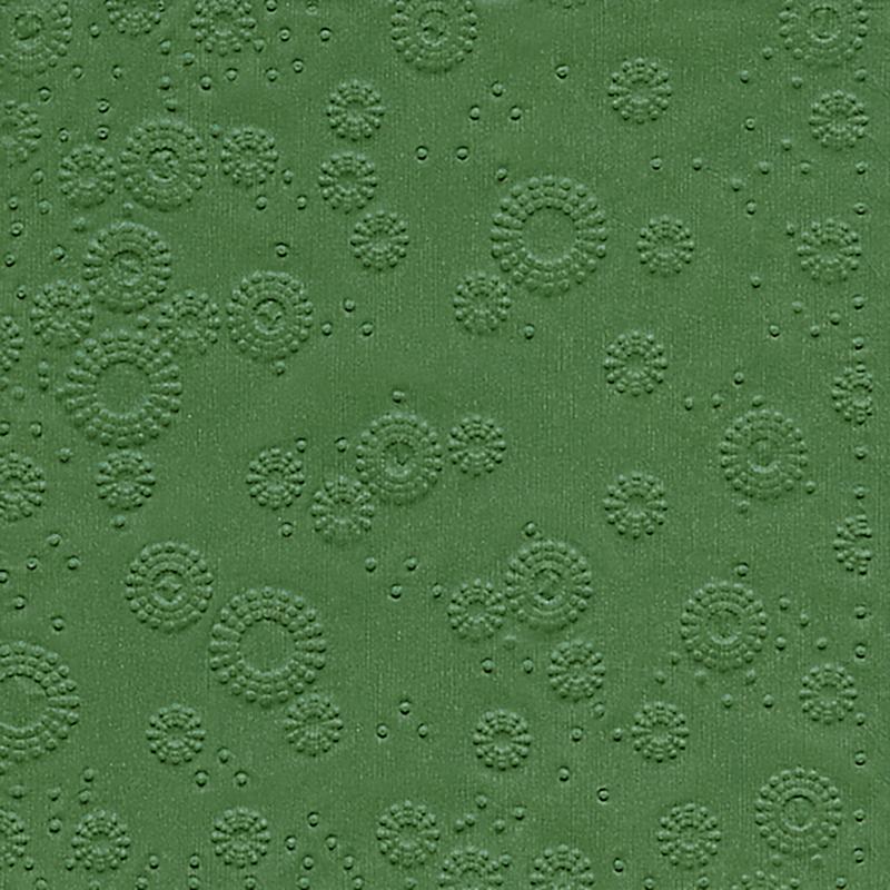 Paper+Design Tissue Szalvéta, dombornyomott, sötétzöld színű, 33 x 33 cm, 3-rétegű