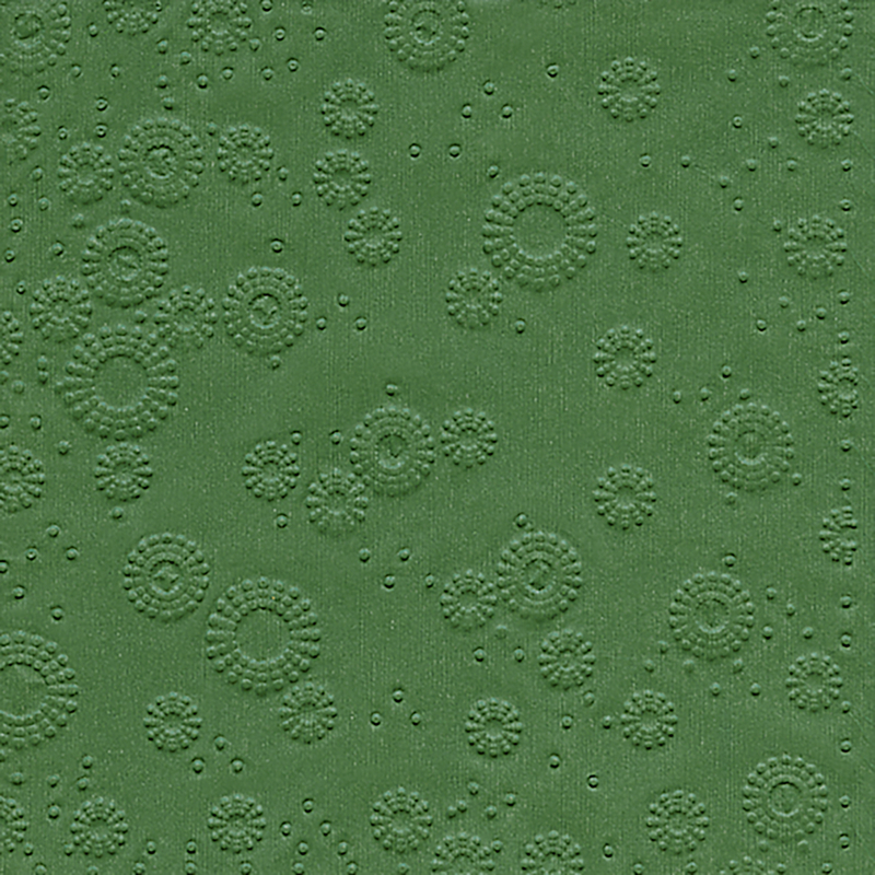Paper+Design Tissue Szalvéta, dombornyomott, sötétzöld színű, 33 x 33 cm, 3-rétegű