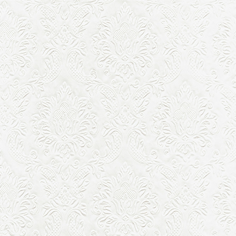 Paper+Design Tissue Szalvéta, dombornyomott, fehér, 40 x 40 cm, 3-rétegű