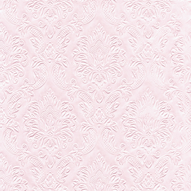 Paper+Design Tissue Szalvéta, dombornyomott, rózsaszín, 40 x 40 cm, 3-rétegű