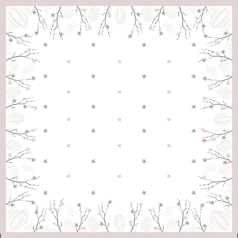 Dunicel® Asztalközép húsvéti mintás, 84 x 84 cm