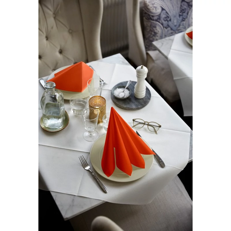 Dunisoft® Szalvéta textil hatású, mandarin, 40 x 40 cm