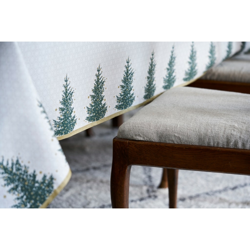 Dunicel® Asztalterítő karácsonyi, fenyőfa mintás, 138 x 220 cm
