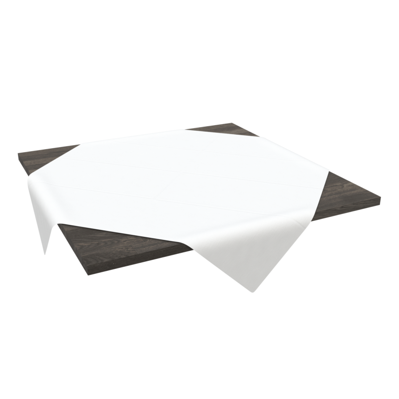 Dunicel® Asztalközép fehér, 84 x 84 cm